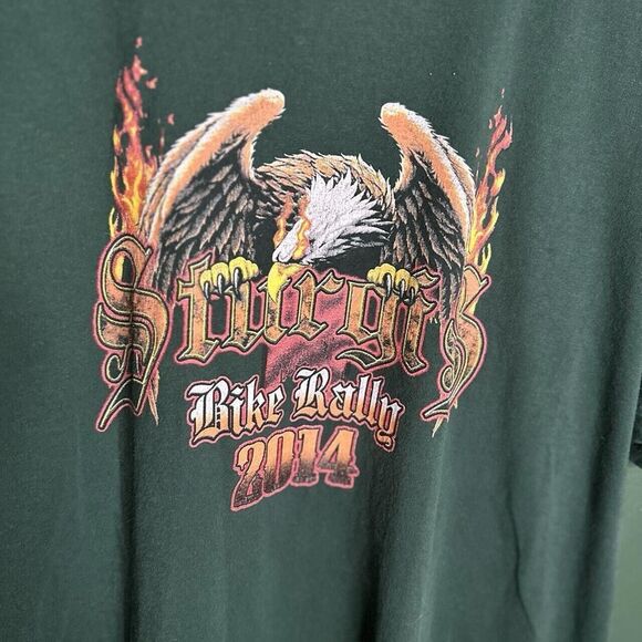 Sturgis 2014 Bike Week Motorcycle Rally T Shirt - Picture 3 of 3